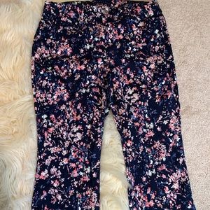 Bandolino lisbeth skimmer floral capris 12